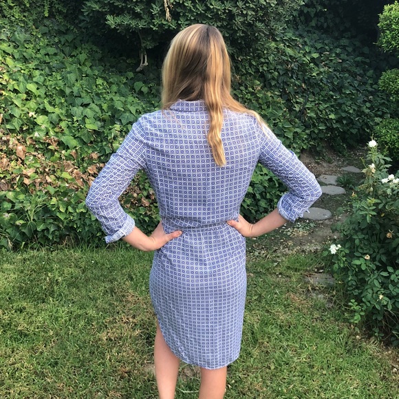 Blue shirt dress - Picture 4 of 5